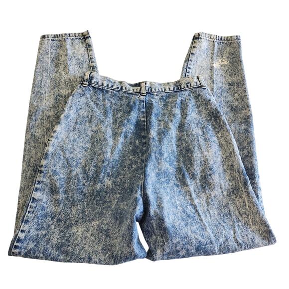 Vintage 80s Cherokee Acid Wash Jeans Women’s 10 Retro Granny Hiphop Mom USA - Picture 2 of 11